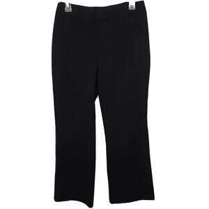 A Cut Above Uniform Pants Womens Size 4 Black Pockets Bootcut Stretch Career